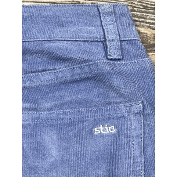 Stio Womens 8R Rivet Cord Pants Corduroy Skinny Blue Pockets Stretch 31x31 - Picture 7 of 15